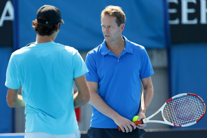 Stefan Edberg and Roger Federer