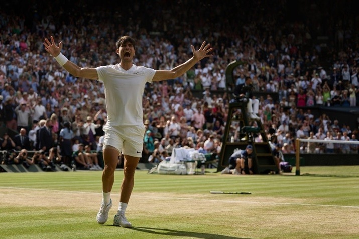 A Relentless Alcaraz Wins Wimbledon Title